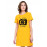 90s Netflix Graphic Printed T-shirt Dress
