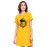 Astronaut Umbrella Graphic Printed T-shirt Dress