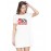 Back Bencher Graphic Printed T-shirt Dress
