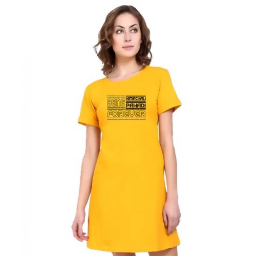 Being Himachali Pahadi Forever Graphic Printed T-shirt Dress