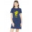 Galaxy Box Graphic Printed T-shirt Dress