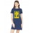 Ganga Graphic Printed T-shirt Dress