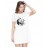 Coconut Sea Graphic Printed T-shirt Dress