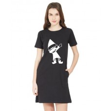 Dam Boy Graphic Printed T-shirt Dress