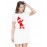 Dam Boy Graphic Printed T-shirt Dress