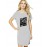 Don't Wish For It Work For It Graphic Printed T-shirt Dress