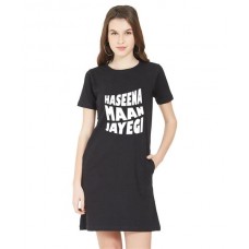 Haseena Maan Jayegi Graphic Printed T-shirt Dress