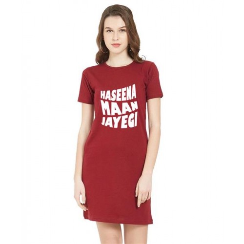 Haseena Maan Jayegi Graphic Printed T-shirt Dress