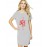 I Want To Live Not Just Survive Graphic Printed T-shirt Dress
