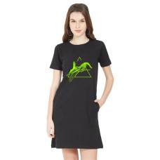 Lighthouse Graphic Printed T-shirt Dress
