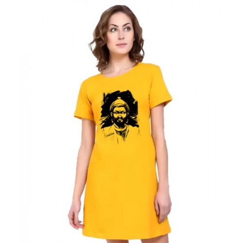 Maharaj Raj Shivaji Graphic Printed T-shirt Dress