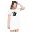 Chand Pe Hai Apun Graphic Printed T-shirt Dress