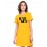 Never Mind Graphic Printed T-shirt Dress