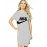 Women's Cotton Biowash Graphic Printed T-Shirt Dress with side pockets - Nikal Right
