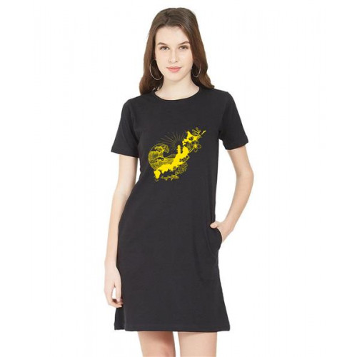 Lighthouse Sea Graphic Printed T-shirt Dress