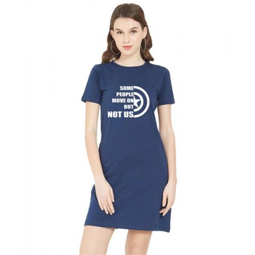 Some People Move On But Not Us Graphic Printed T-shirt Dress