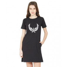 Star Wing Graphic Printed T-shirt Dress