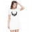 Star Wing Graphic Printed T-shirt Dress
