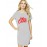 Stay Weird Graphic Printed T-shirt Dress