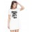 Swag Jatt Da Graphic Printed T-shirt Dress