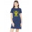Take The Road Less Travelled Graphic Printed T-shirt Dress