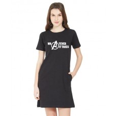 Whatever It Takes Graphic Printed T-shirt Dress