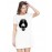 Owl Graphic Printed T-shirt Dress