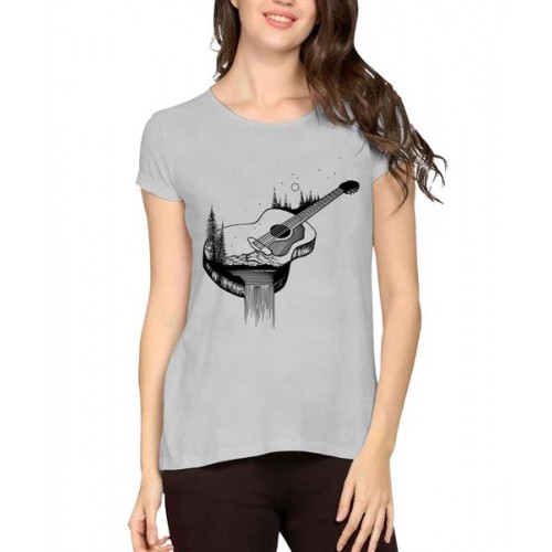 Guitar Graphic Printed T-shirt