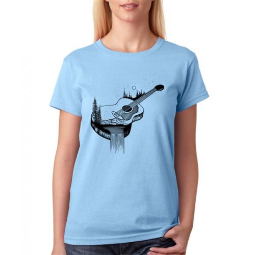 Guitar Graphic Printed T-shirt