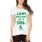 Women's Cotton Biowash Graphic Printed Half Sleeve T-Shirt - Handstand T-shirt