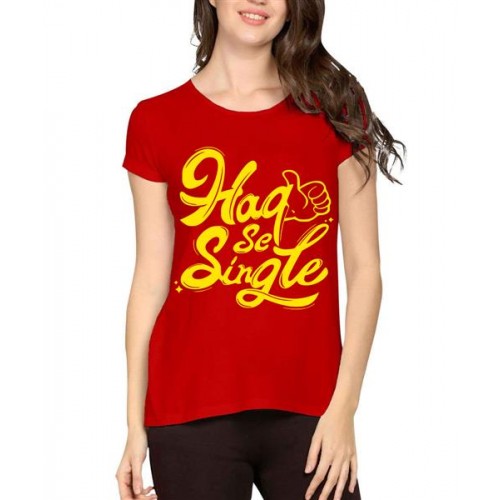 Haq Se Single Graphic Printed T-shirt