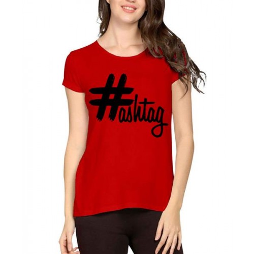 Hashtag Graphic Printed T-shirt