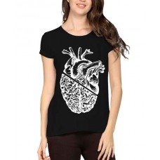 Heart Brain Graphic Printed T-shirt