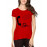Women's Cotton Biowash Graphic Printed Half Sleeve T-Shirt - Hello Reciever