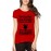 Women's Cotton Biowash Graphic Printed Half Sleeve T-Shirt - High Five Mom