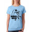 Women's Cotton Biowash Graphic Printed Half Sleeve T-Shirt - Home Run