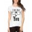 Women's Cotton Biowash Graphic Printed Half Sleeve T-Shirt - I Only Have For You