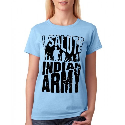 I Salute Indian Army Graphic Printed T-shirt