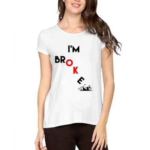 I'M Broken Graphic Printed T-shirt