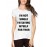Women's Cotton Biowash Graphic Printed Half Sleeve T-Shirt - I'M Saving Myself