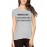 Women's Cotton Biowash Graphic Printed Half Sleeve T-Shirt - Immature Boring People