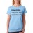 Women's Cotton Biowash Graphic Printed Half Sleeve T-Shirt - Immature Boring People