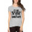 Women's Cotton Biowash Graphic Printed Half Sleeve T-Shirt - It's Okay Good Taste
