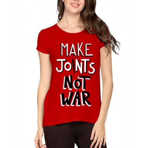 Make Joints Not War Graphic Printed T-shirt