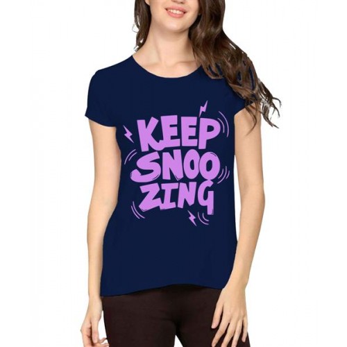 Keep Snoozing Graphic Printed T-shirt