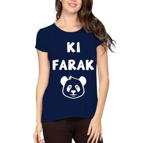 Ki Farak Panda Graphic Printed T-shirt