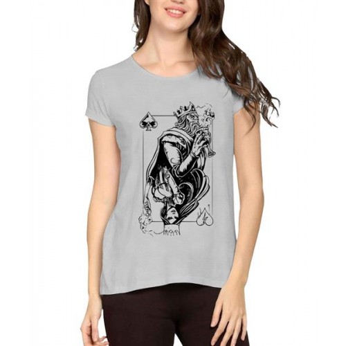 King Queen Card Graphic Printed T-shirt