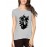 Women's Cotton Biowash Graphic Printed Half Sleeve T-Shirt - Kung Fu Shang