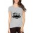 Women's Cotton Biowash Graphic Printed Half Sleeve T-Shirt - Lamp Love Boat
