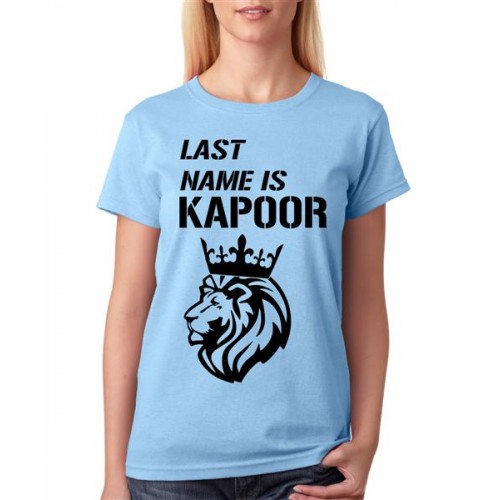Last Name Is Kapoor Graphic Printed T-shirt